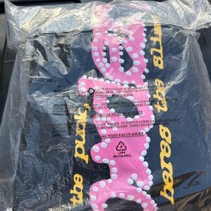 Men Pink and Black Joggers